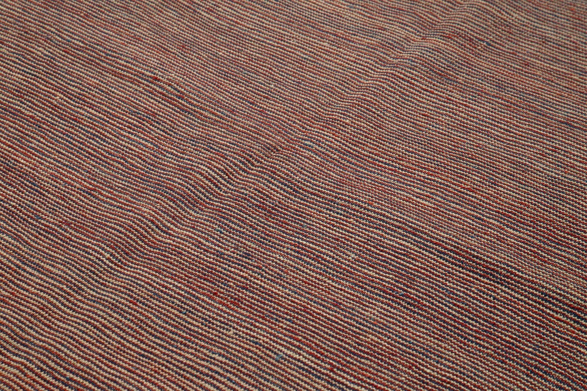 Handmade Wool Area Rug – Red Modern Wool Rug 7'3'' x 9'6'' | Hand Woven Carpet