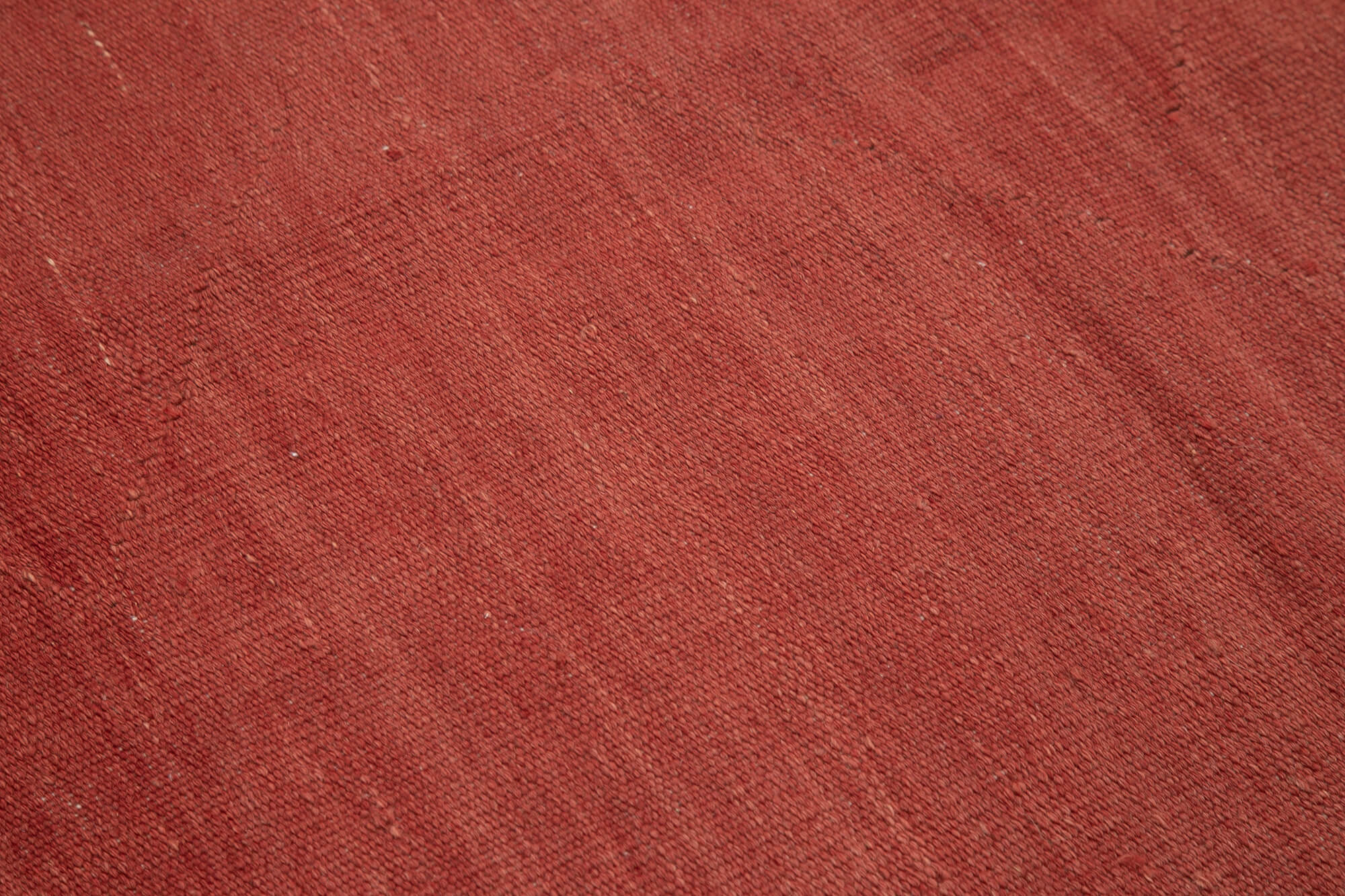 Handmade Wool Area Rug – Red Modern Wool Rug with Durable Cotton Backing 8x11 Foot