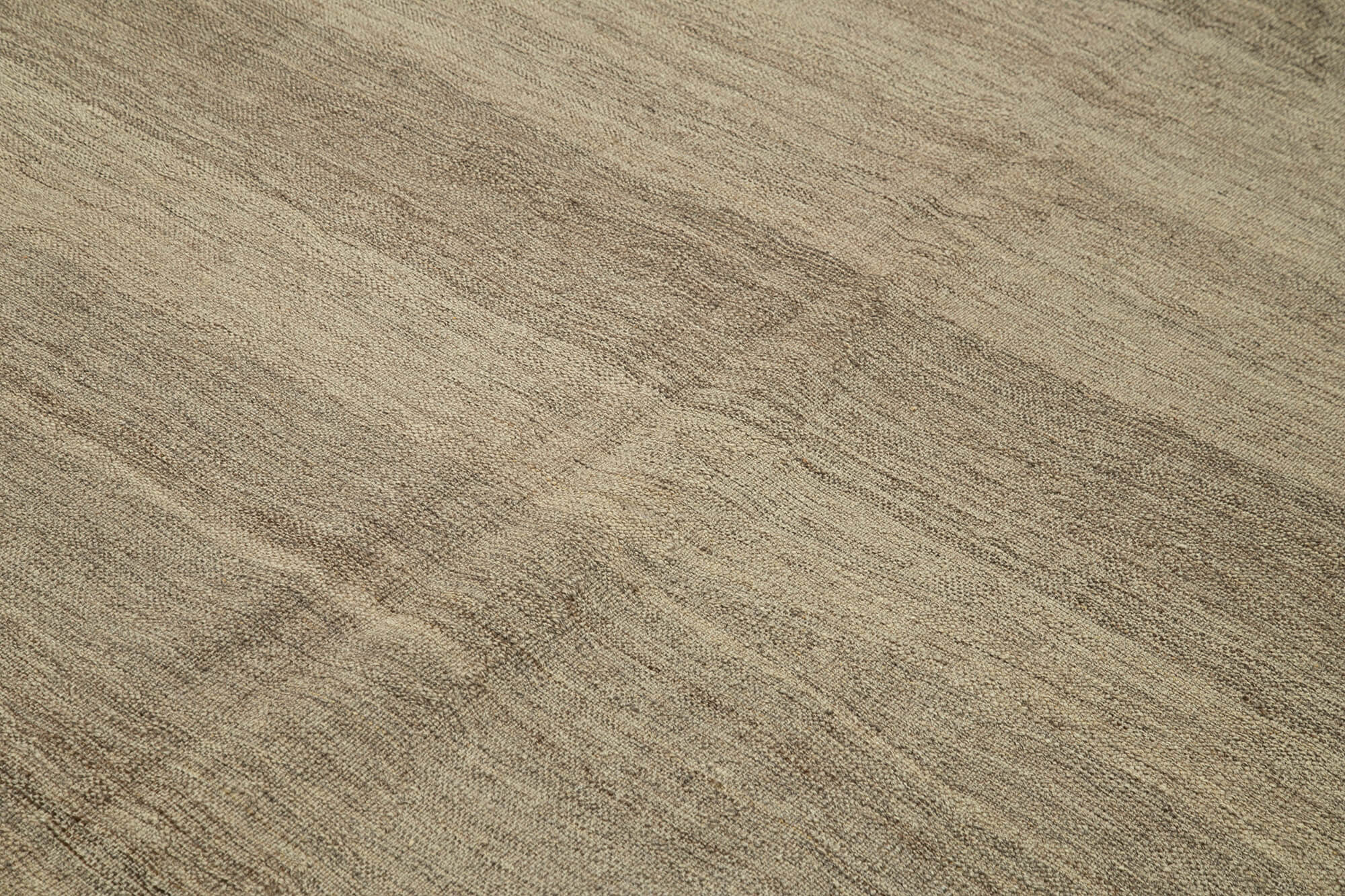 Handmade Wool Area Rug – Modern Beige Wool Rug with Soft Texture & Durable Cotton Backing