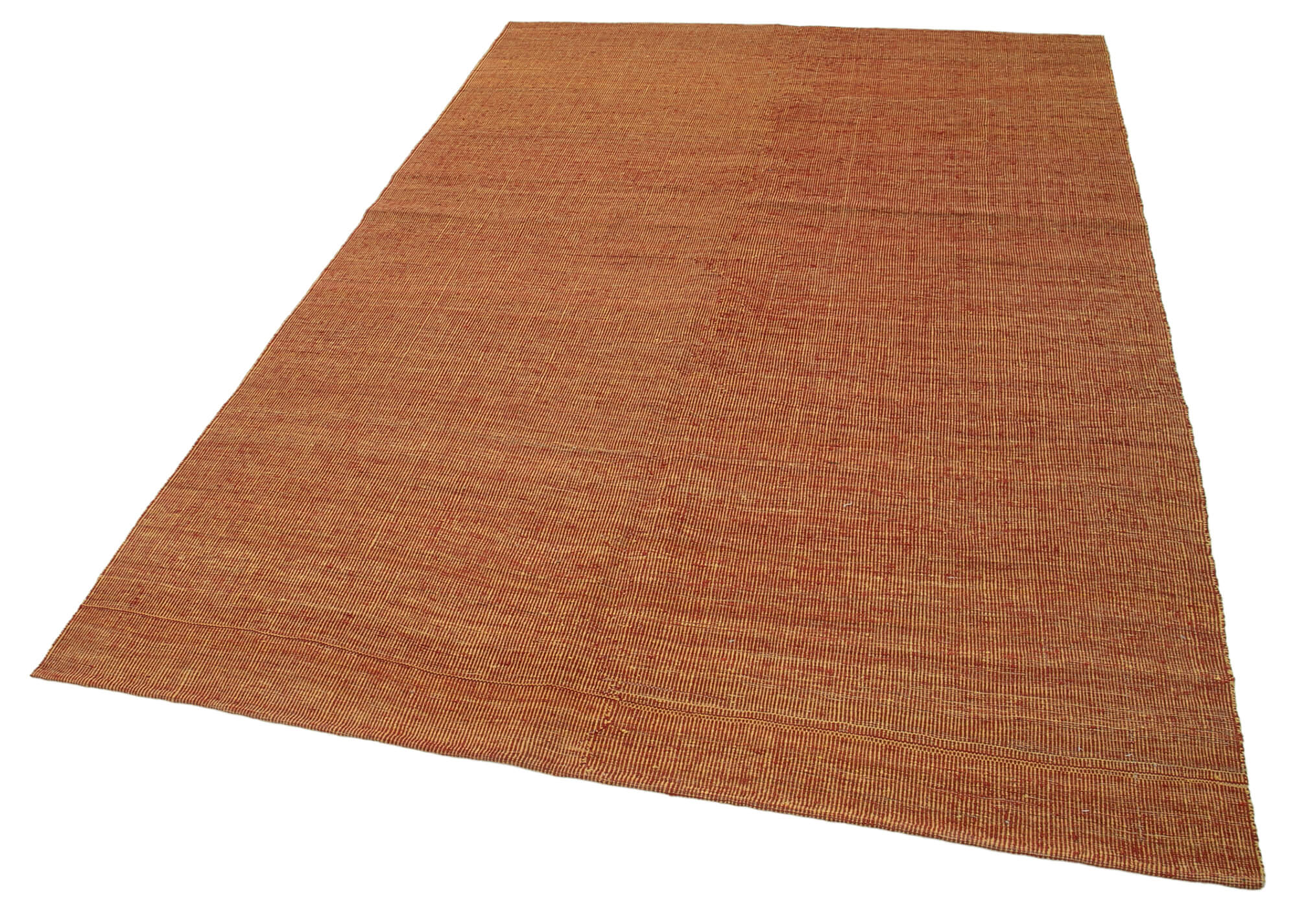 Handmade Wool Area Rug | Modern Wool Rug Zollanvari Orange Hand Knotted Carpet