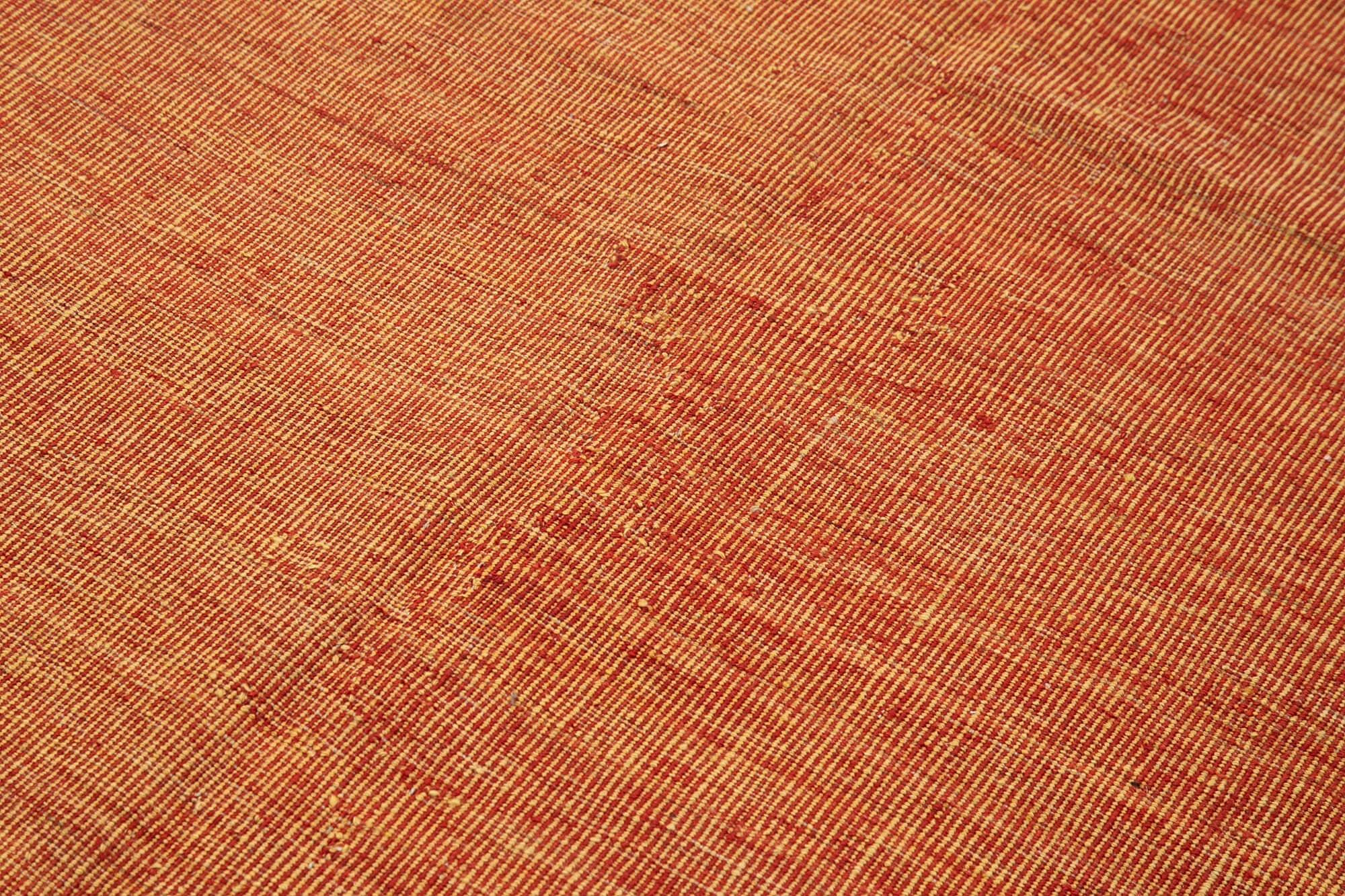 Handmade Wool Area Rug | Modern Wool Rug Zollanvari Orange Hand Knotted Carpet