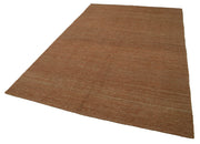 Handmade Wool Area Rug – Zollanvari Orange Modern Wool Rug 6'2''x9'9'' by Agacan