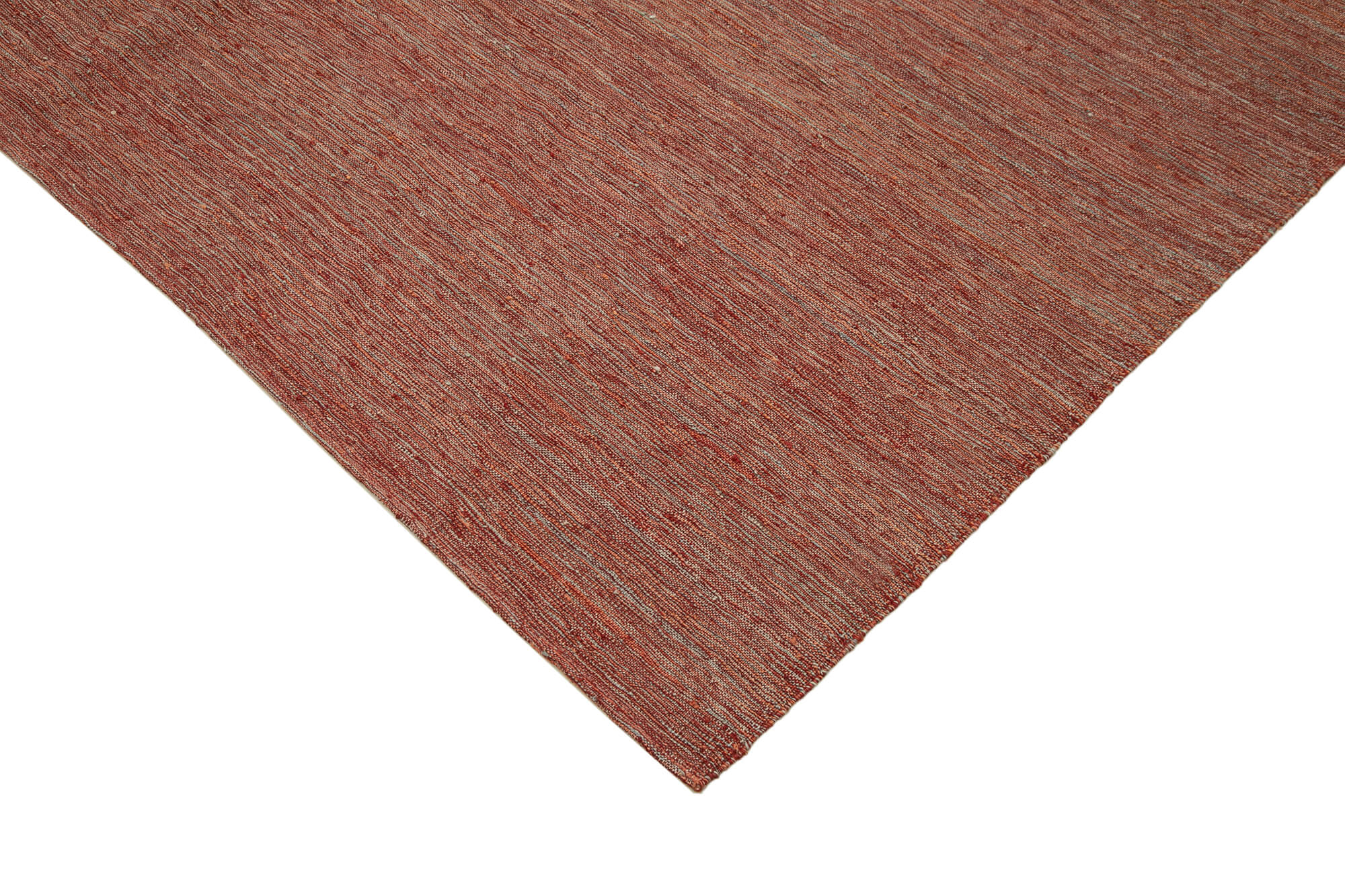 Handmade Wool Area Rug | Vintage Wool Rug 7'3" x 10'0" Red Area Carpet