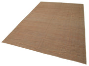 Handmade Wool Area Rug | Red Area Carpet - Modern Wool Rug 8'2'' x 12'0''