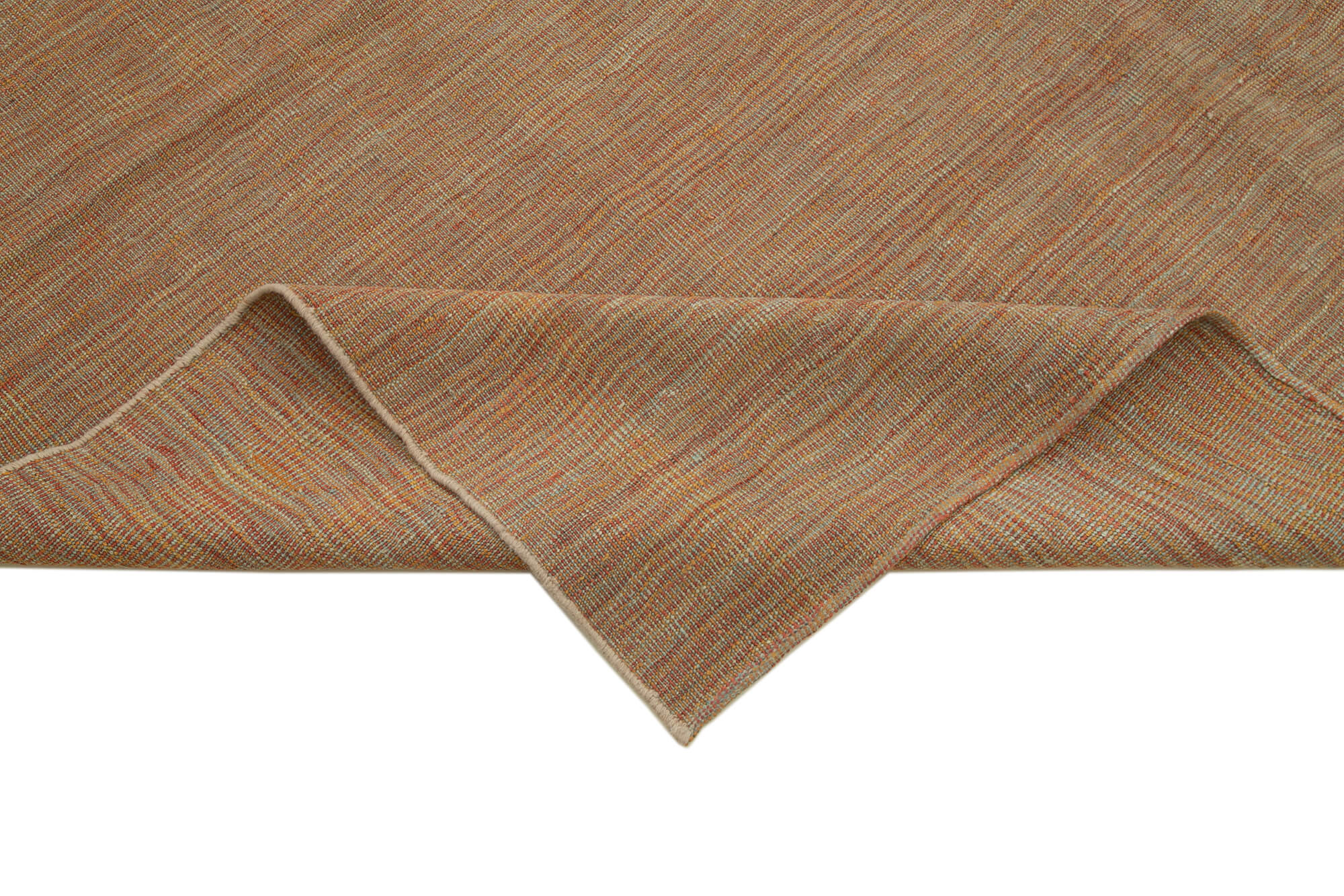 Handmade Wool Area Rug | Red Area Carpet - Modern Wool Rug 8'2'' x 12'0''
