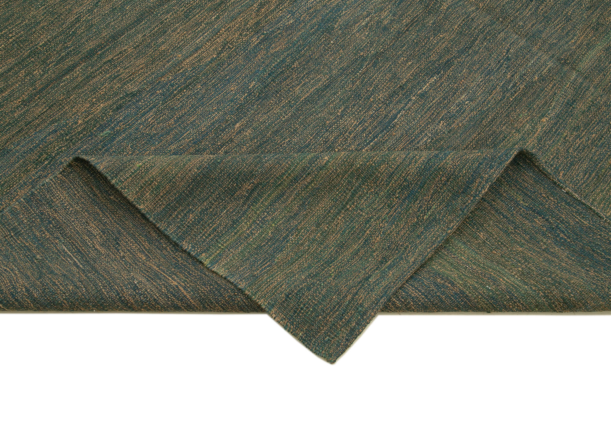 Handmade Wool Area Rug – Green Modern Wool Rug by Agacan, 8'5''x10'0''