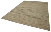 Handmade Wool Area Rug – Beige Modern Wool Rug | Hand Woven Carpet 8'8''x11'9''