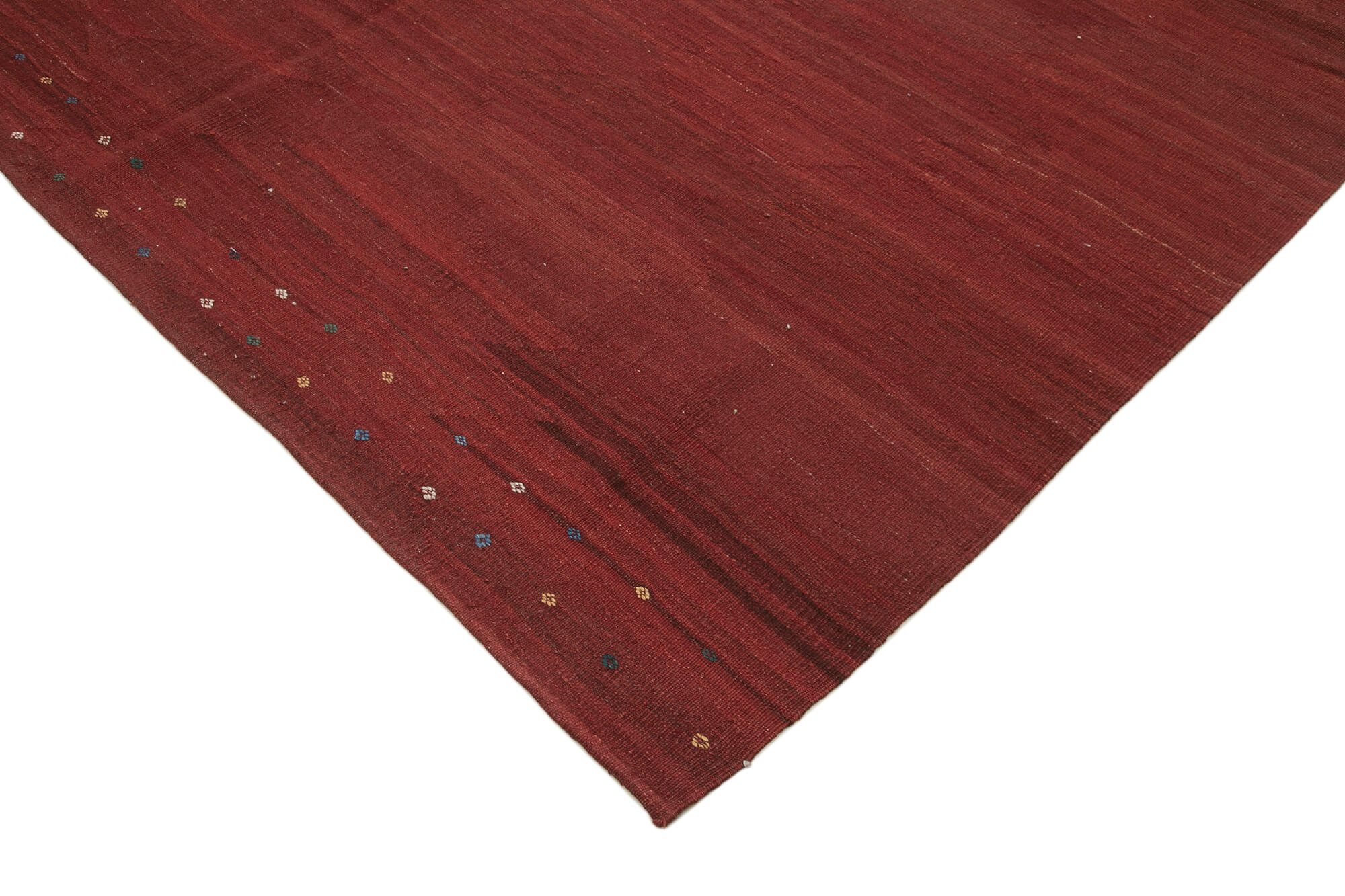 Handmade Wool Area Rug – Zollanvari Red Modern Wool Rug 8'9''x11'4'' | Hand Woven Carpet