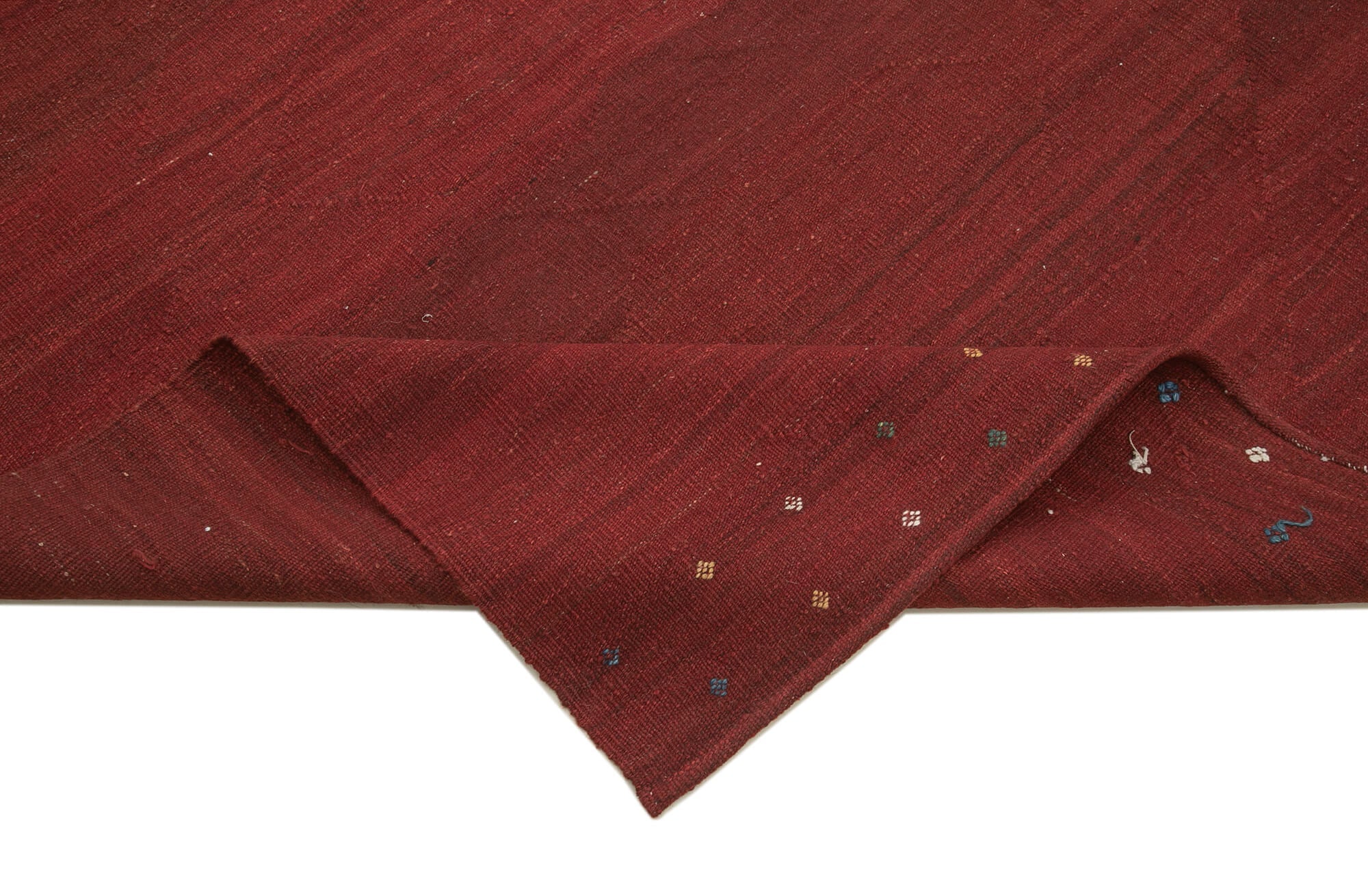 Handmade Wool Area Rug – Zollanvari Red Modern Wool Rug 8'9''x11'4'' | Hand Woven Carpet