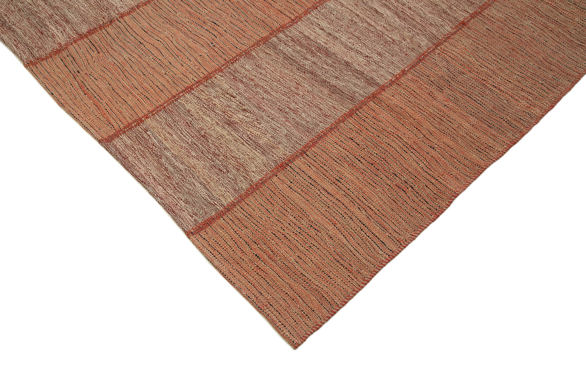 Handmade Wool Area Rug – Red Modern Style Rug 8x9 Feet by Agacan