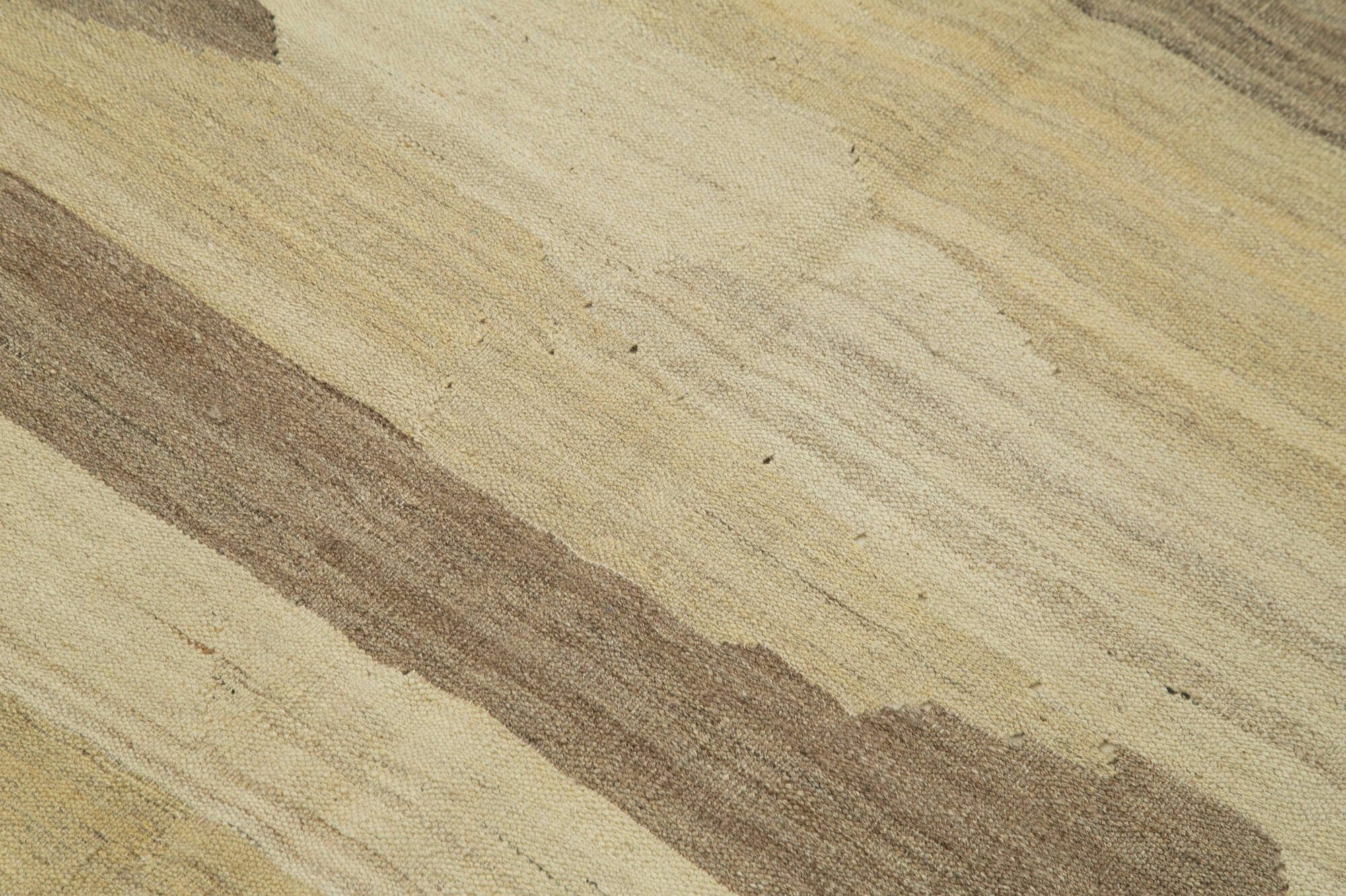 Handmade Wool Area Rug | Modern Style Carpet - Beige Vintage Turkish Carpet 4'11'' x 6'6''