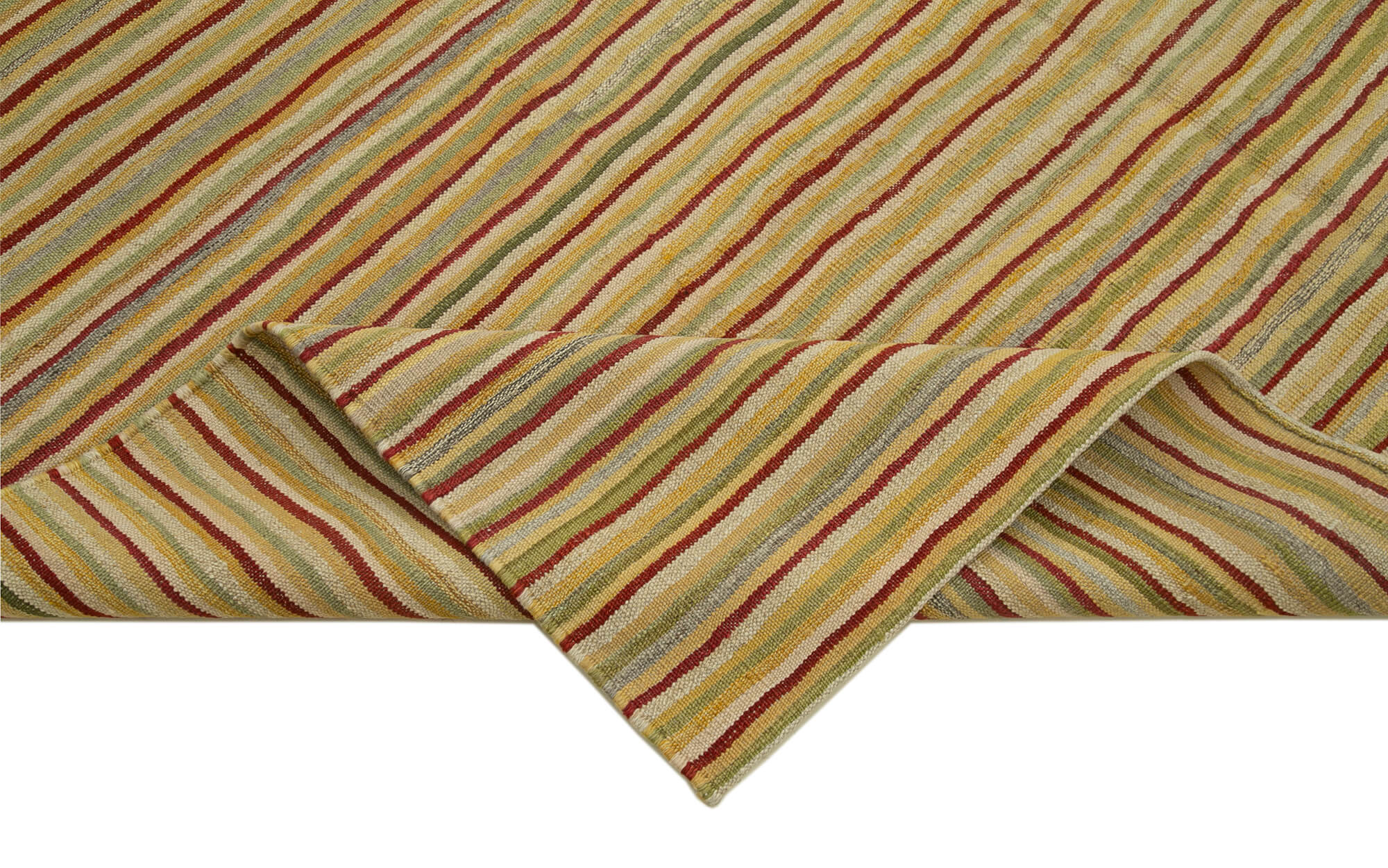 Handmade Wool Area Rug – Beige Modern Wool Rug 7x10, Traditional Hand Knotted Turkish Wool