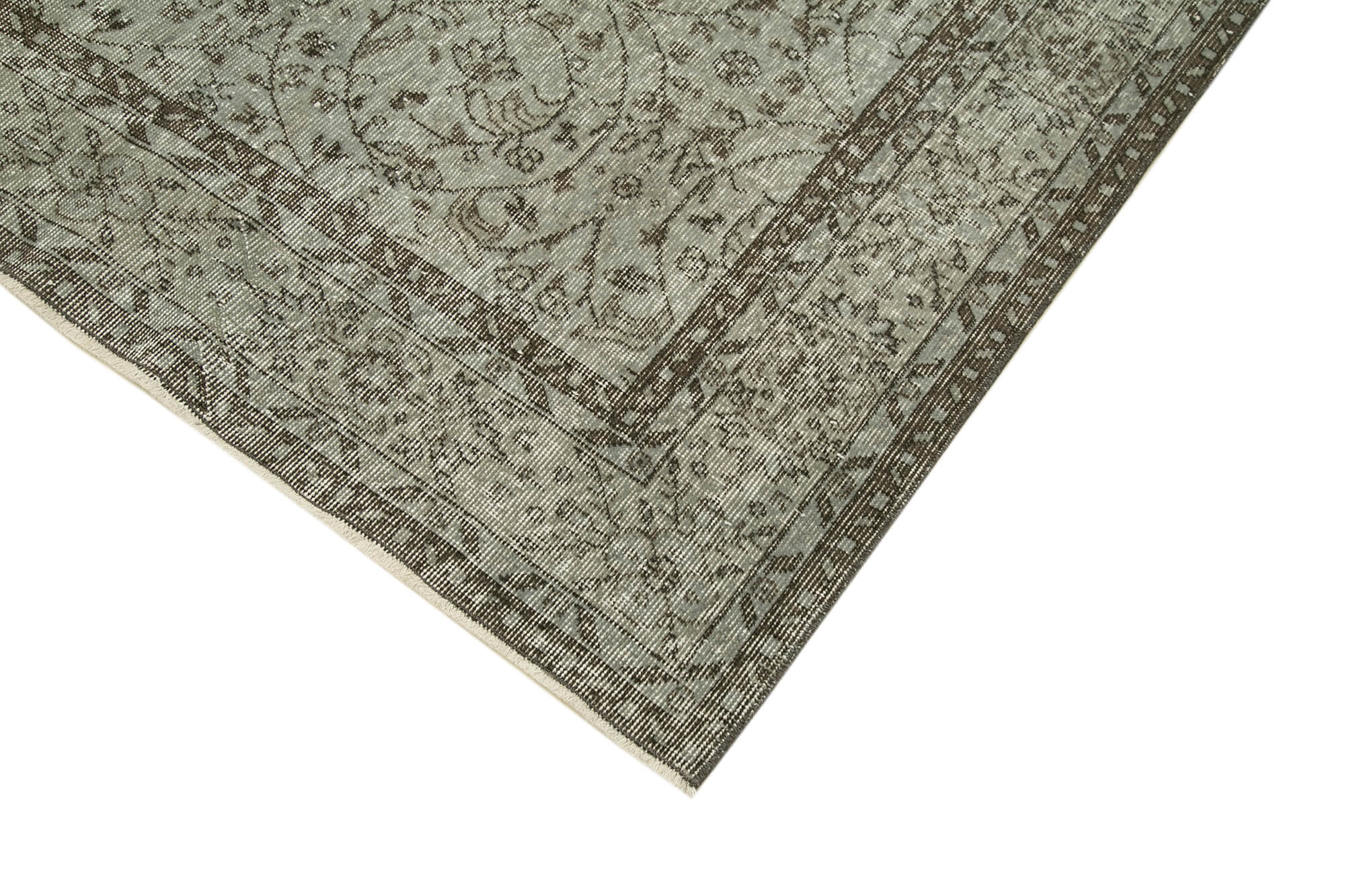 Vintage Wool Area Rug | Hand Knotted Wool Carpet, Soft Vintage Rug 5'4''x9'6''