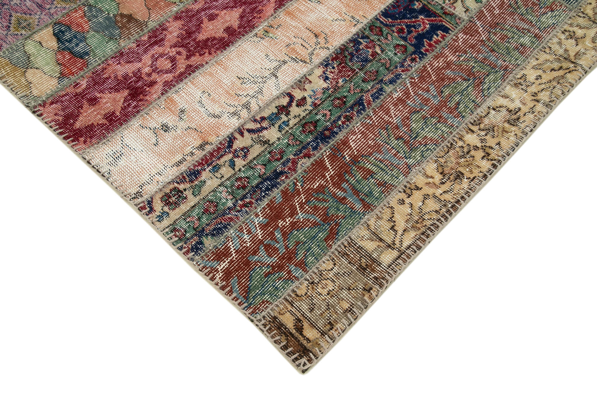 Handmade Patchwork Rug | Durable Wool Carpet, Soft Texture Carpet - Grey Area Rug 5x8 Feet