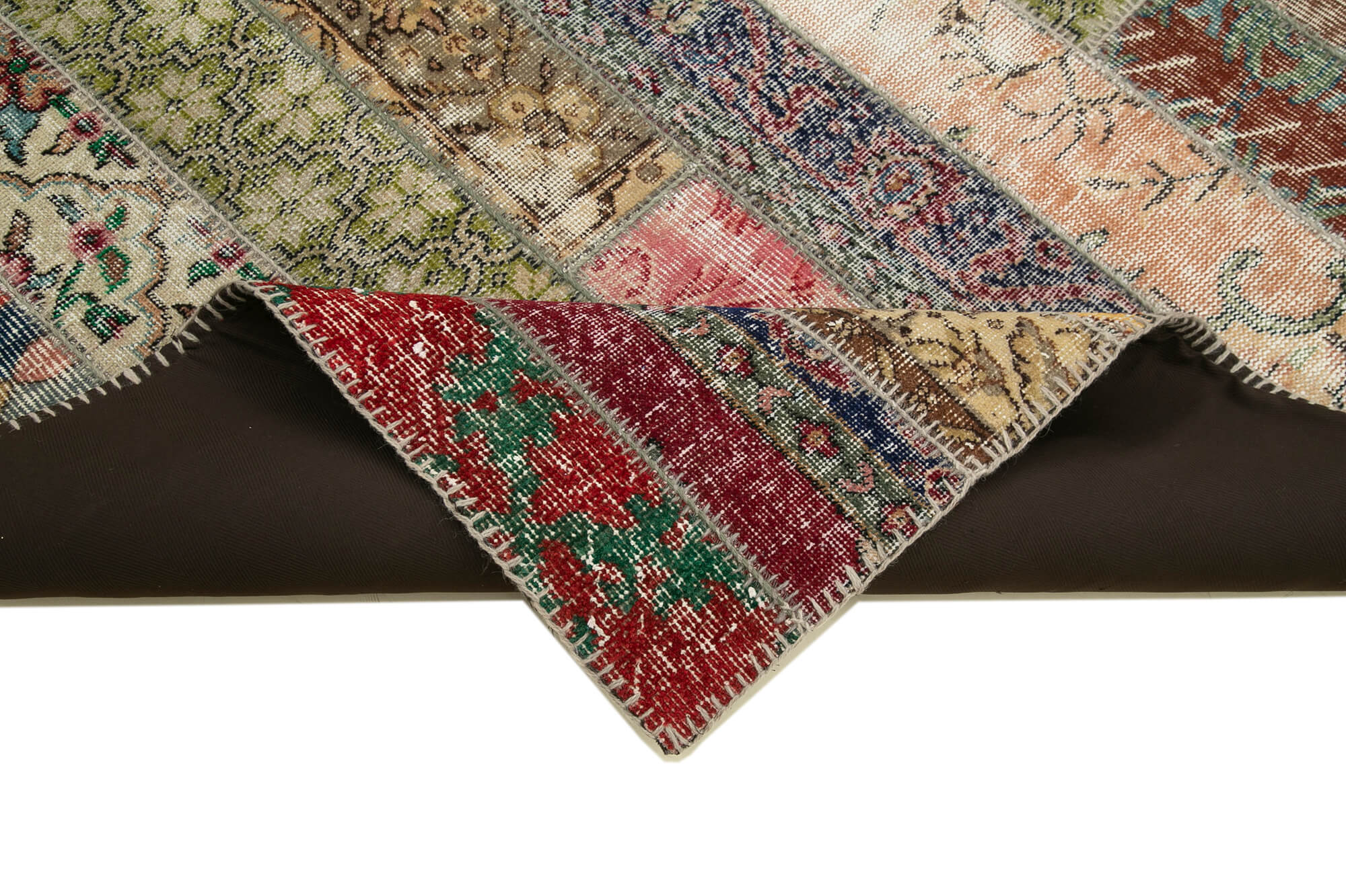 Handmade Patchwork Rug | Durable Wool Carpet, Soft Texture Carpet - Grey Area Rug 5x8 Feet