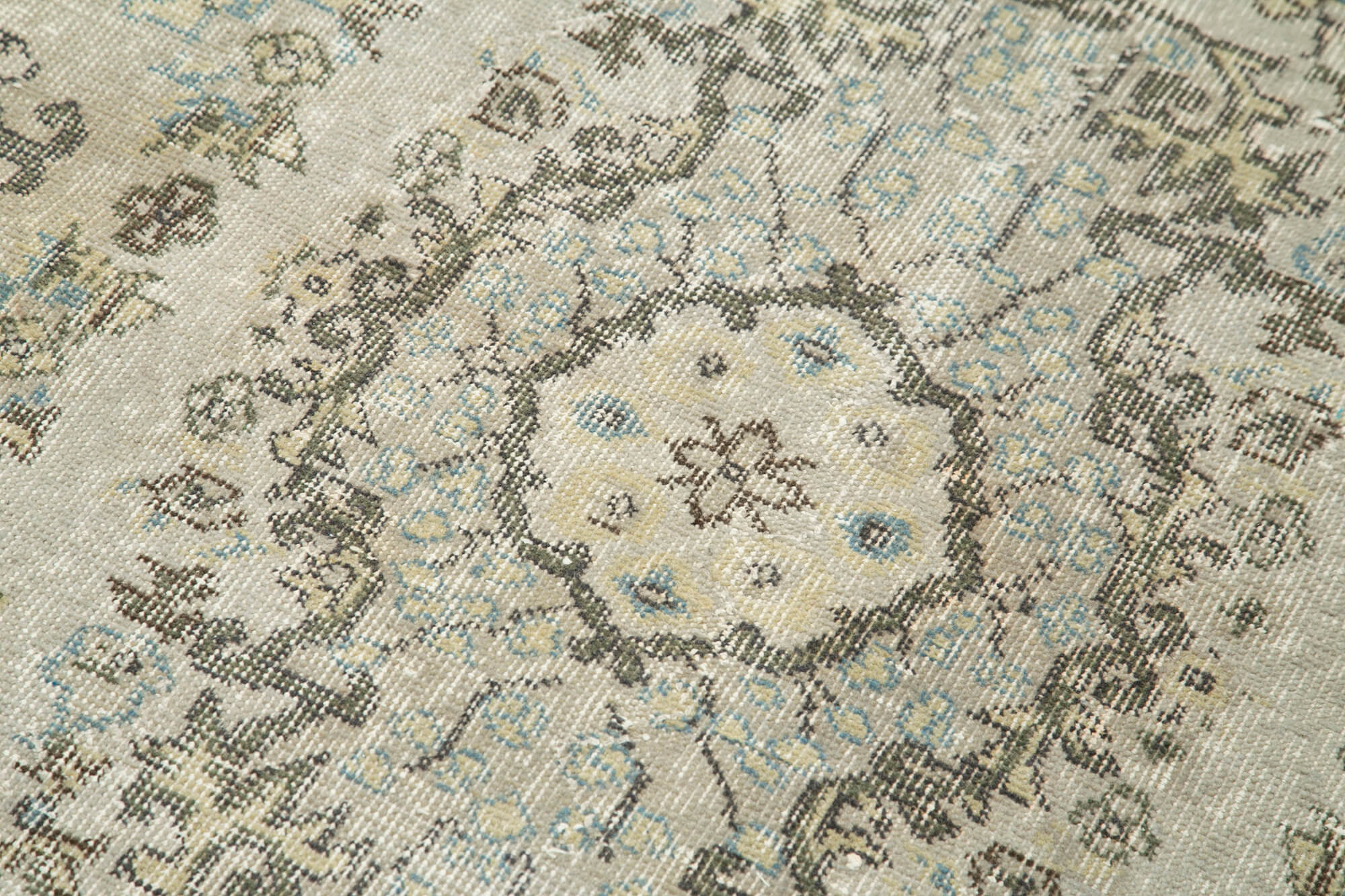Handmade Vintage Area Rug – Overdyed Wool Rug, Turkish Hand Woven Carpet 3'3''x5'10''