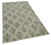 Handmade Vintage Area Rug – Overdyed Vintage Rug, Durable Wool Carpet 3'7''x6'3''