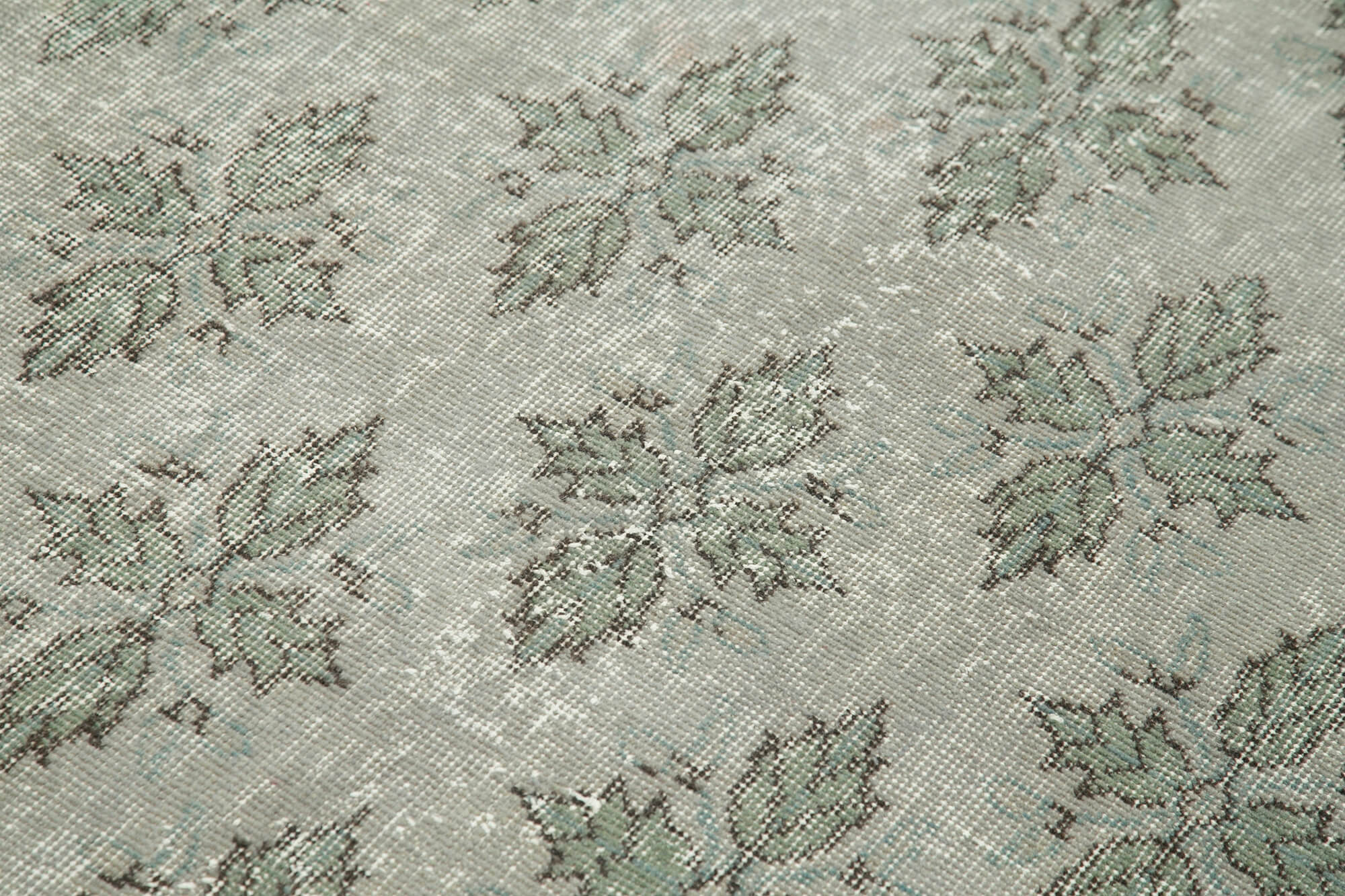 Handmade Vintage Area Rug – Overdyed Vintage Rug, Durable Wool Carpet 3'7''x6'3''