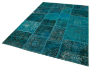 Handmade Patchwork Rug – Soft Cotton Carpet, Washable Area Rug 5'7''x8'0''