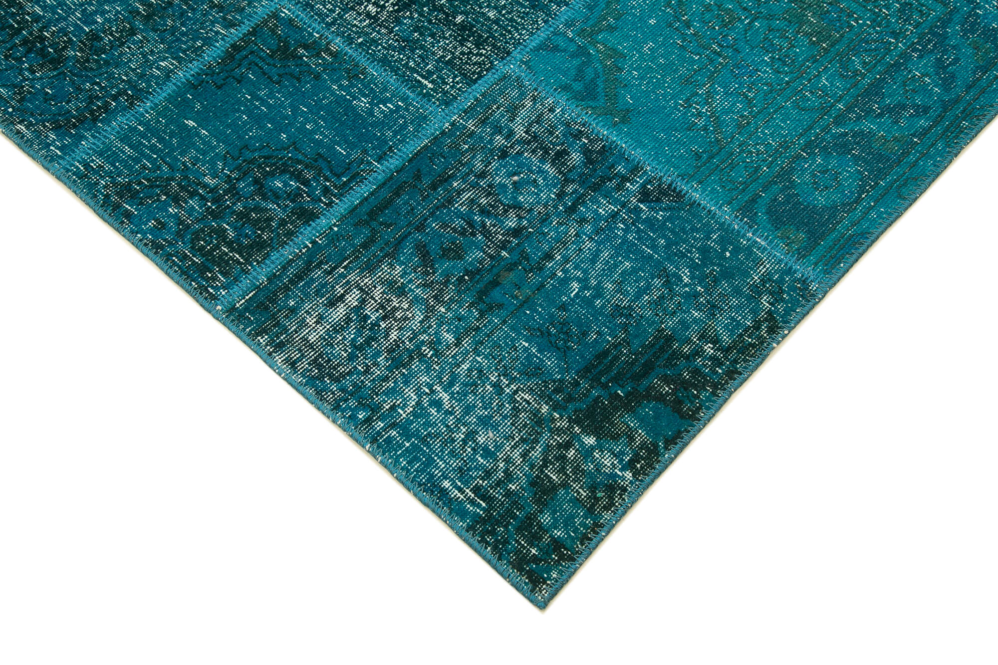 Handmade Patchwork Rug – Soft Cotton Carpet, Washable Area Rug 5'7''x8'0''