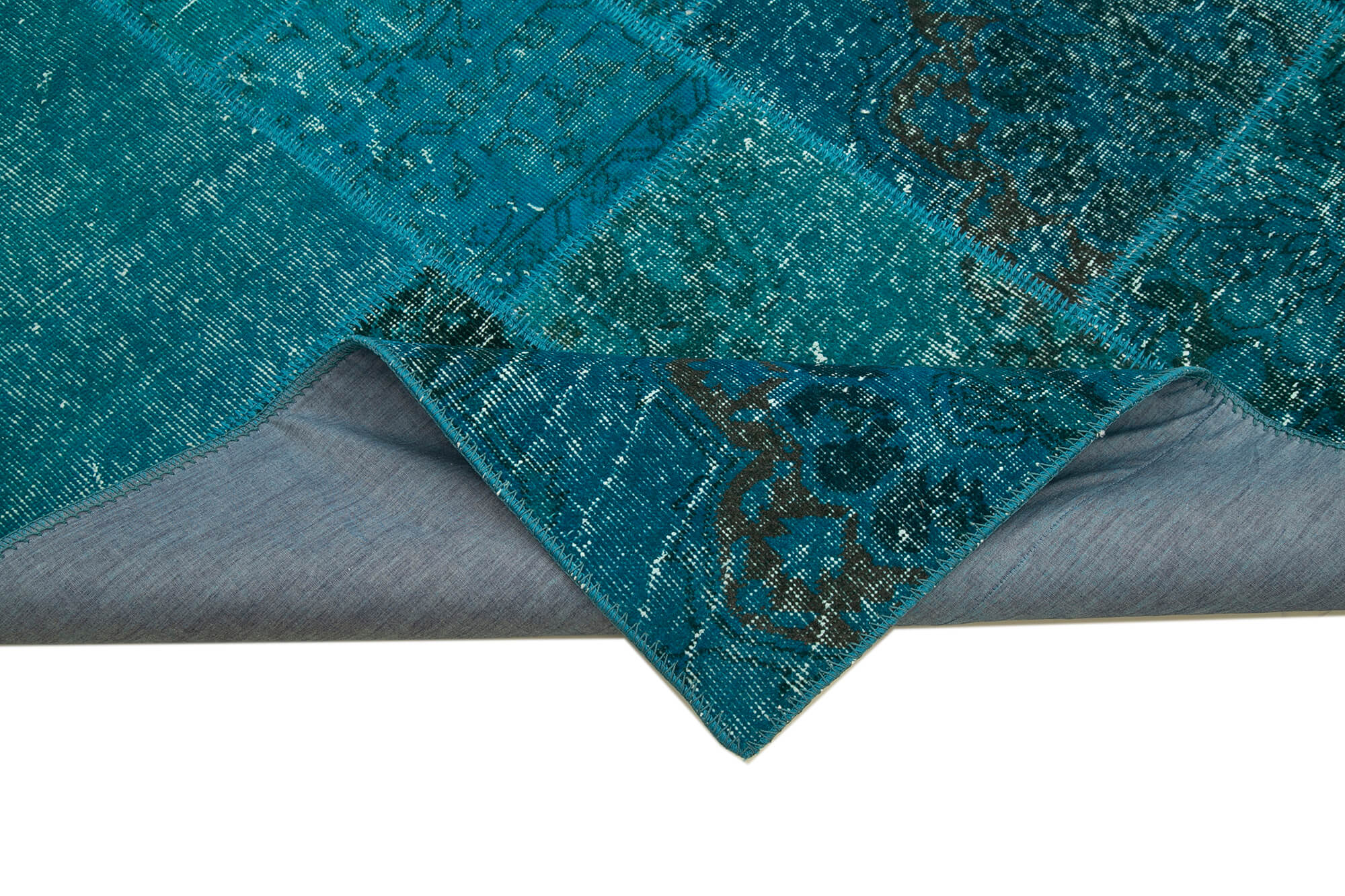 Handmade Patchwork Rug – Soft Cotton Carpet, Washable Area Rug 5'7''x8'0''