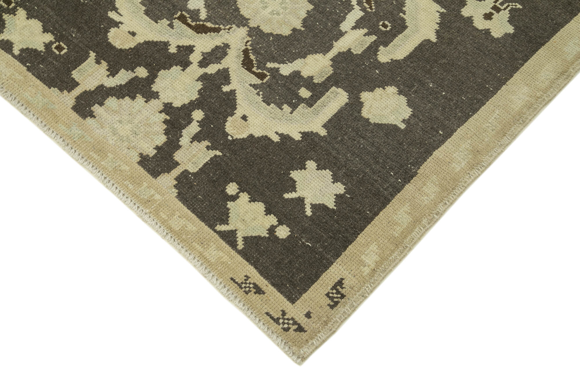 Handmade Wool Area Rug – Taspinar Classic Beige Vintage Wool Rug 5'1''x9'1''