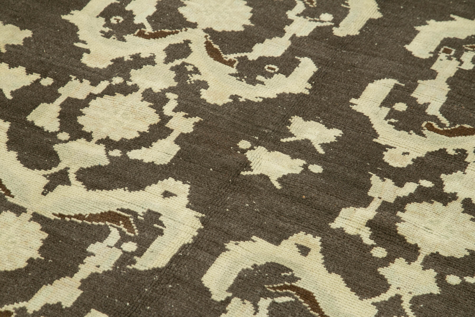 Handmade Wool Area Rug – Taspinar Classic Beige Vintage Wool Rug 5'1''x9'1''