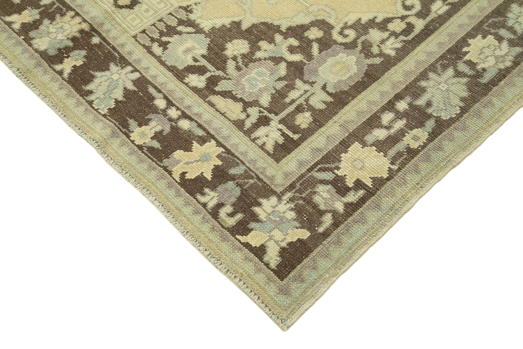 Handmade Wool Area Rug – Classic Beige 5'1''x8'9'' Turkish Wool Carpet