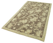 Handmade Wool Area Rug - Taspinar Classic Beige 4'4''x8'0'' Durable Cotton Backing