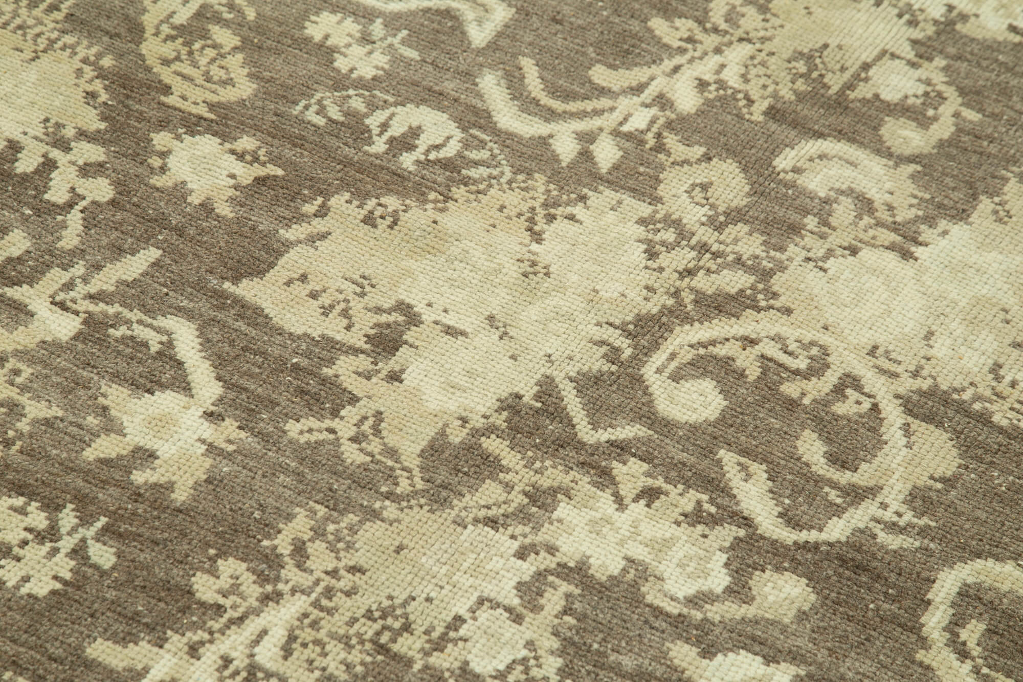 Handmade Wool Area Rug - Taspinar Classic Beige 4'4''x8'0'' Durable Cotton Backing