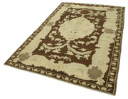 Handmade Wool Area Rug – Taspinar Beige Classic Wool Rug 4'10''x7'6'' | Durable Soft Texture