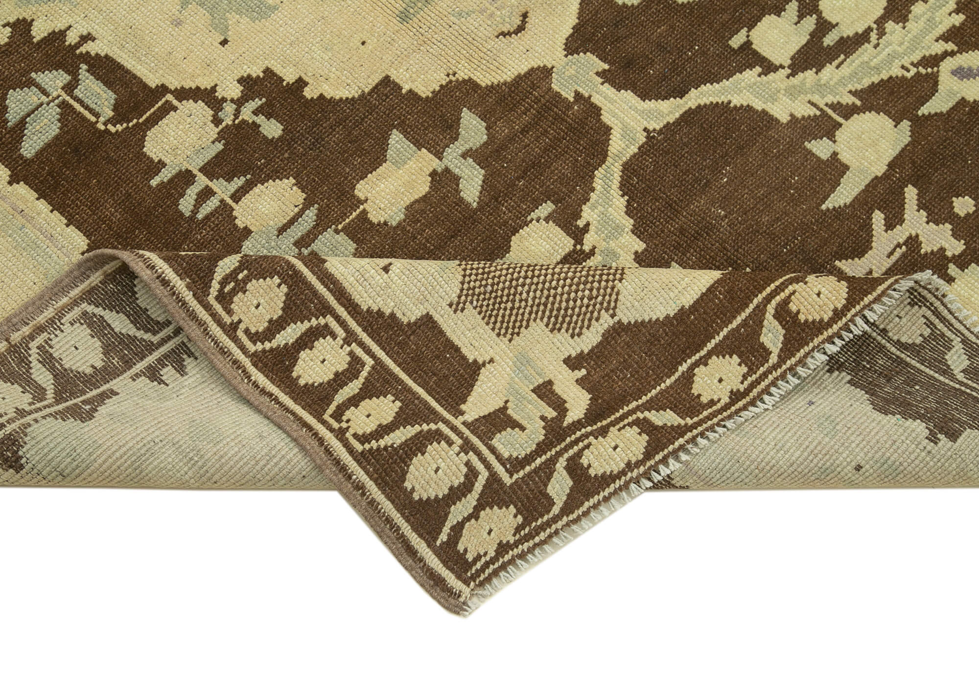 Handmade Wool Area Rug – Taspinar Beige Classic Wool Rug 4'10''x7'6'' | Durable Soft Texture
