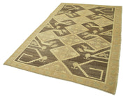 Handmade Wool Area Rug - Taspinar Classic Wool Rug 4'10''x7'5'' Beige Carpet