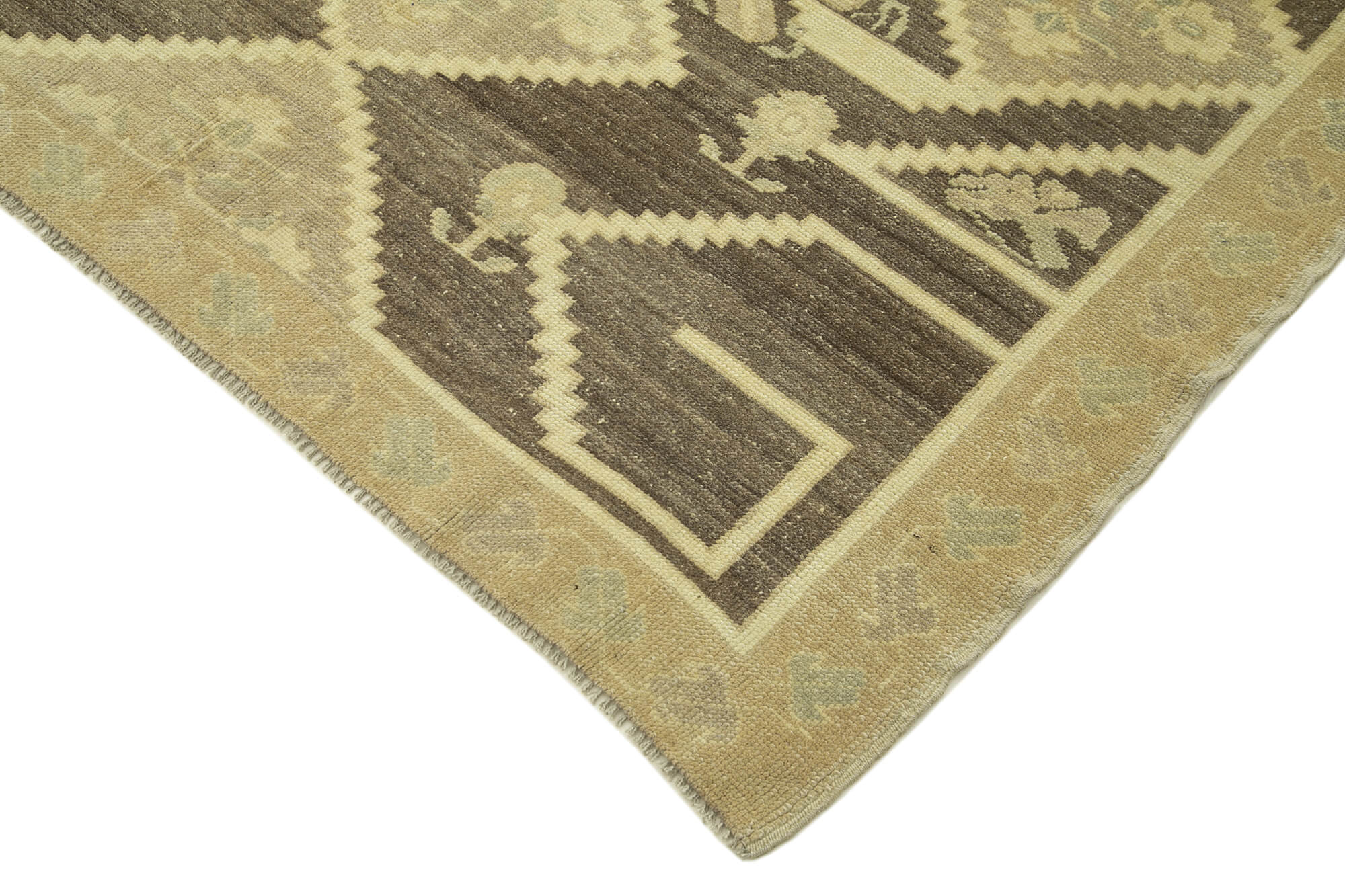 Handmade Wool Area Rug - Taspinar Classic Wool Rug 4'10''x7'5'' Beige Carpet