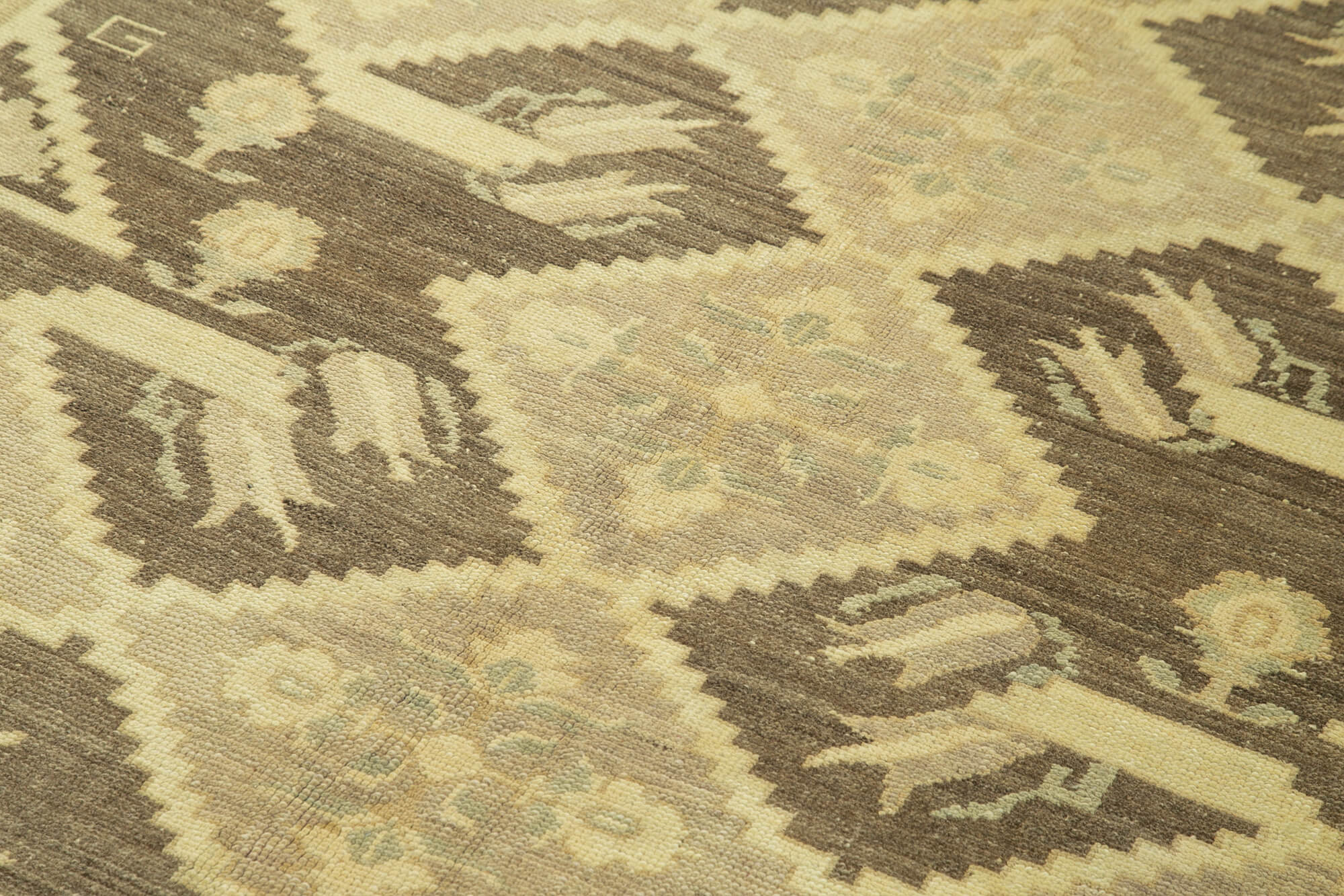 Handmade Wool Area Rug - Taspinar Classic Wool Rug 4'10''x7'5'' Beige Carpet