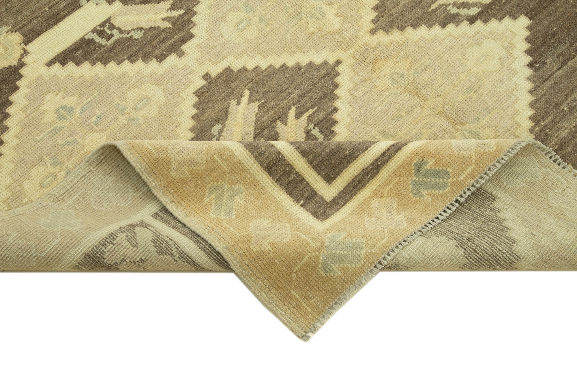 Handmade Wool Area Rug - Taspinar Classic Wool Rug 4'10''x7'5'' Beige Carpet