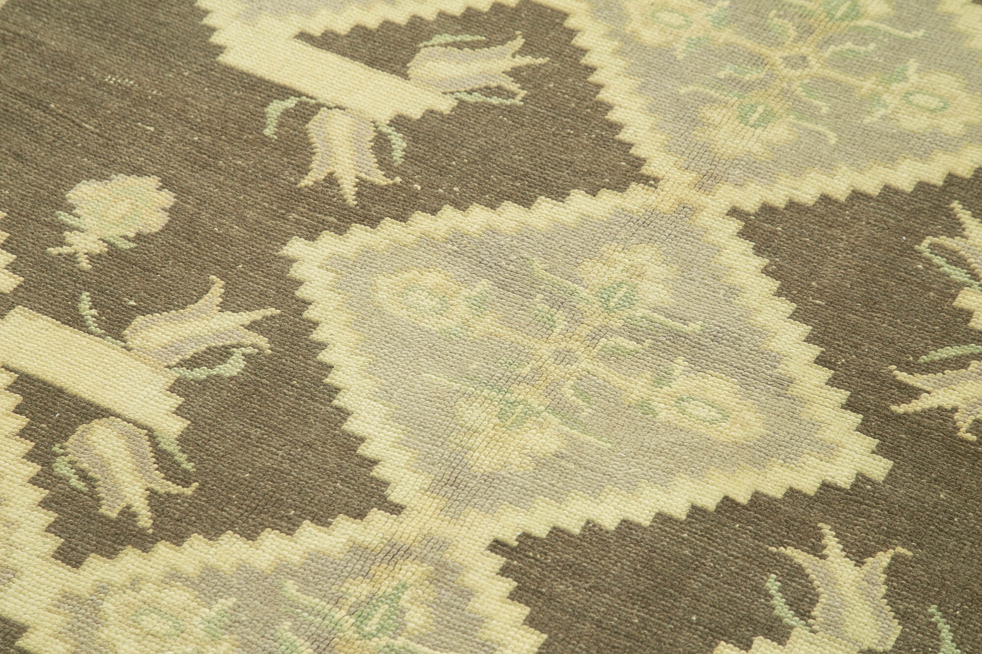 Handmade Wool Area Rug – Classic Beige Wool Rug 4'7'' x 8'2'' | Vintage Turkish Carpet