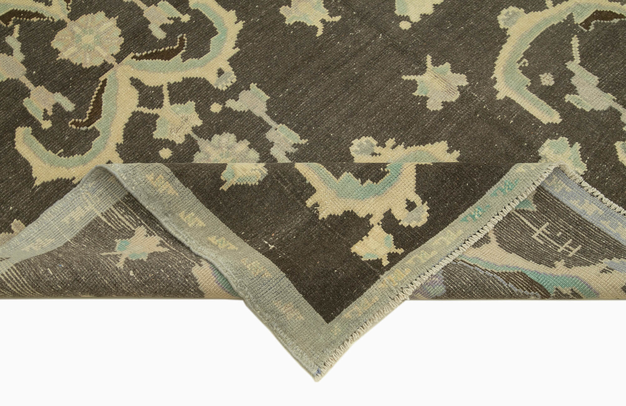 Handmade Wool Area Rug - Taspinar Brown Classic Vintage Wool Rug 5'6''x8'9''