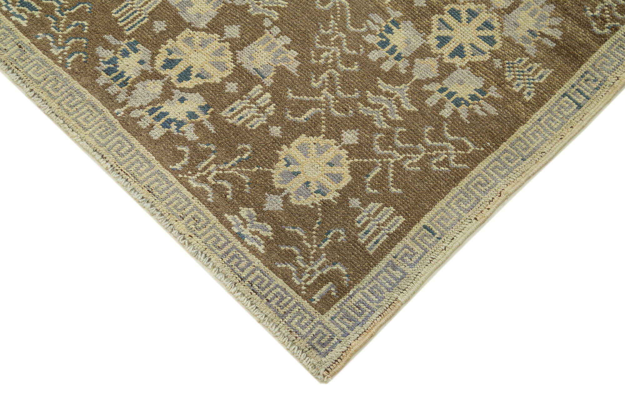 Handmade Wool Area Rug - Taspinar Beige Classic Wool Rug 4'11''x8'3'' by Agacan