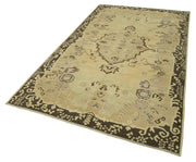 Handmade Wool Area Rug – Taspinar Classic Beige Turkish Wool Rug 4'11''x8'9''