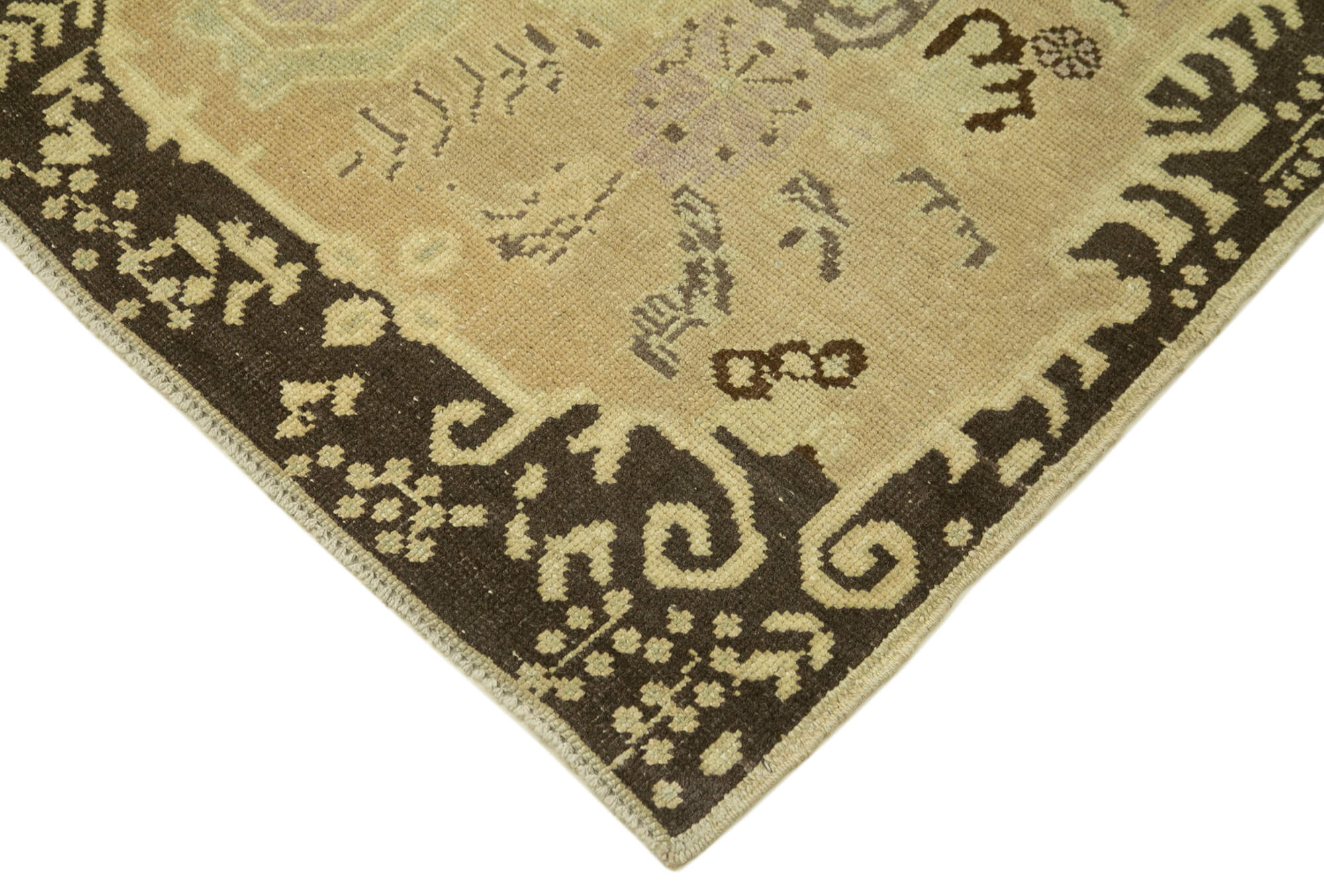 Handmade Wool Area Rug – Taspinar Classic Beige Turkish Wool Rug 4'11''x8'9''