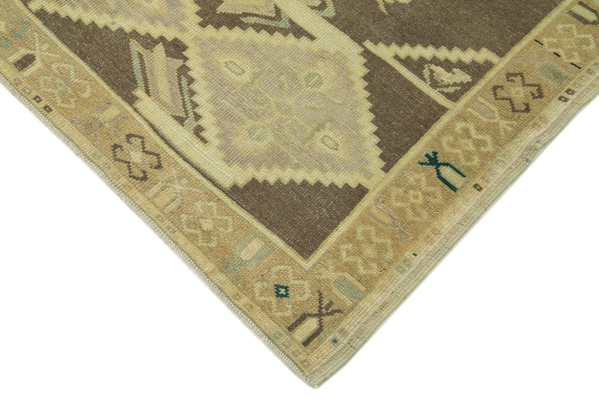 Handmade Wool Area Rug - Taspinar Classic Wool Rug 5'3''x8'4'' Beige Vintage Turkish Carpet