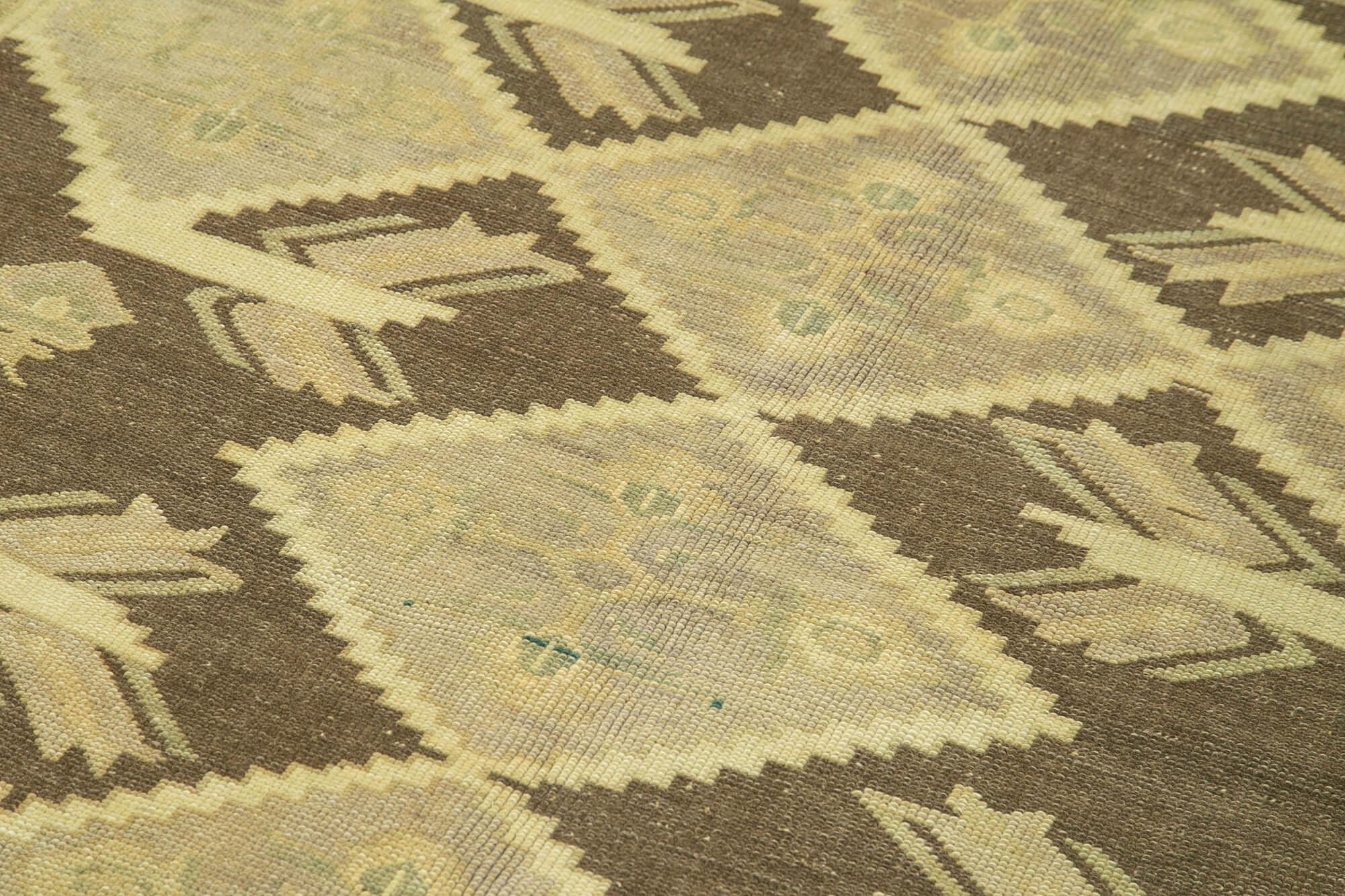 Handmade Wool Area Rug - Taspinar Classic Wool Rug 5'3''x8'4'' Beige Vintage Turkish Carpet
