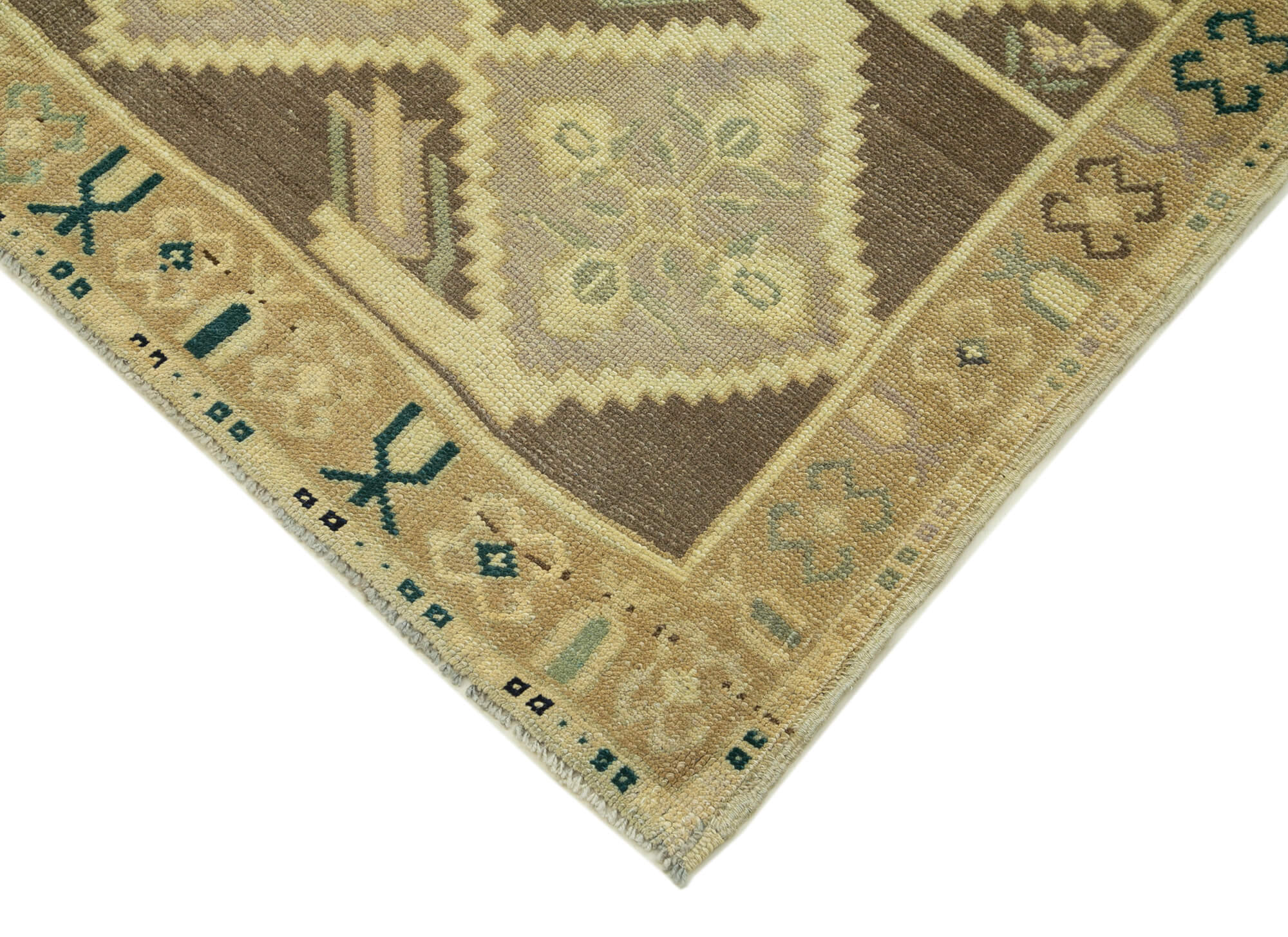 Handmade Wool Area Rug | Taspinar Beige Classic Area Carpet with Durable Wool Fiber