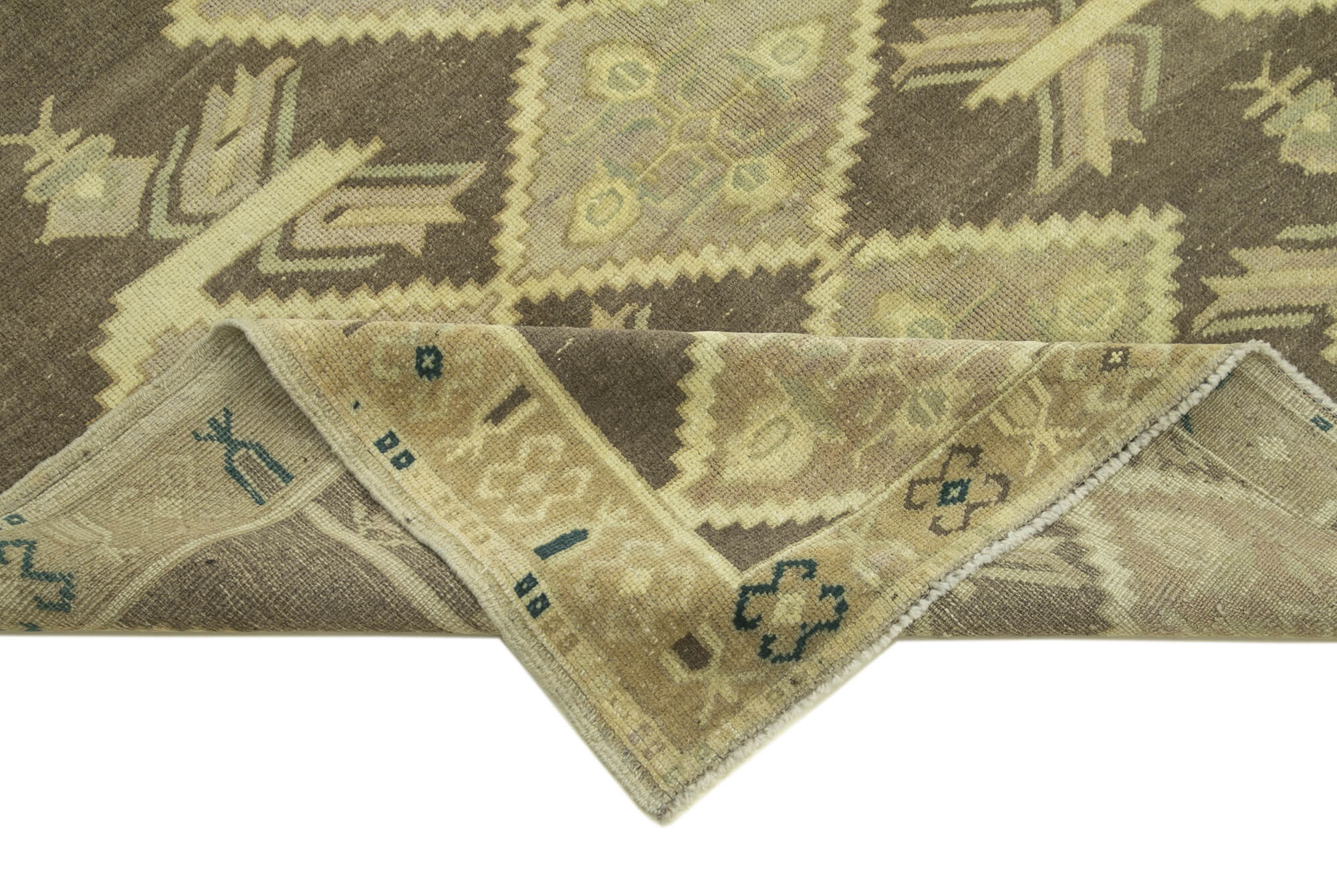 Handmade Wool Area Rug | Taspinar Beige Classic Area Carpet with Durable Wool Fiber