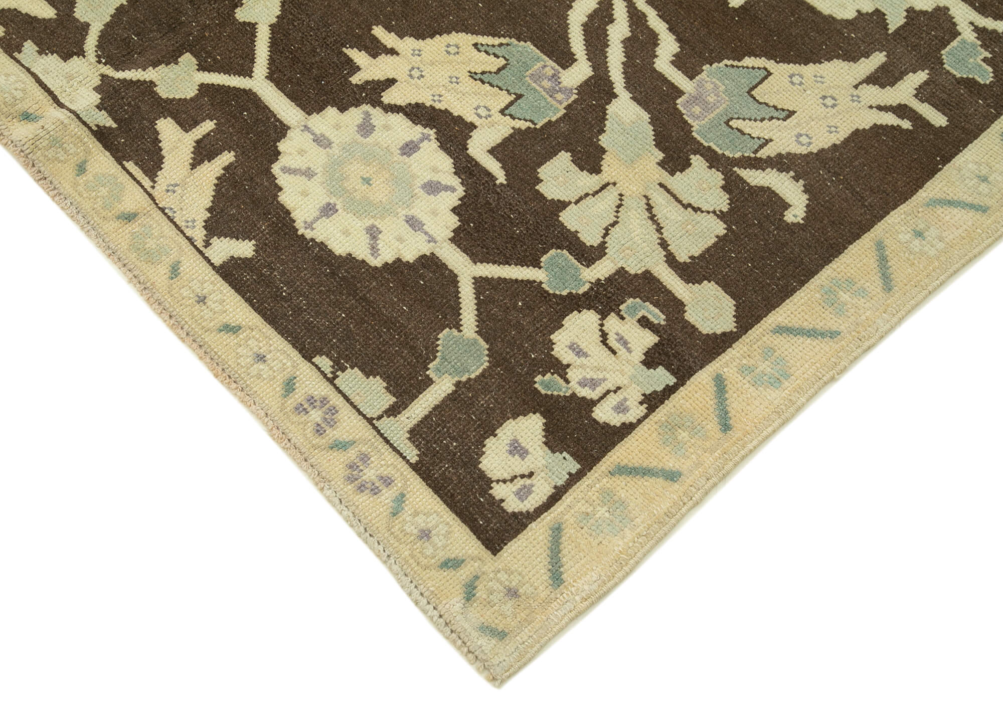 Handmade Wool Area Rug - Taspinar Beige Classic Style 4'11'' x 8'8'' Durable Carpet