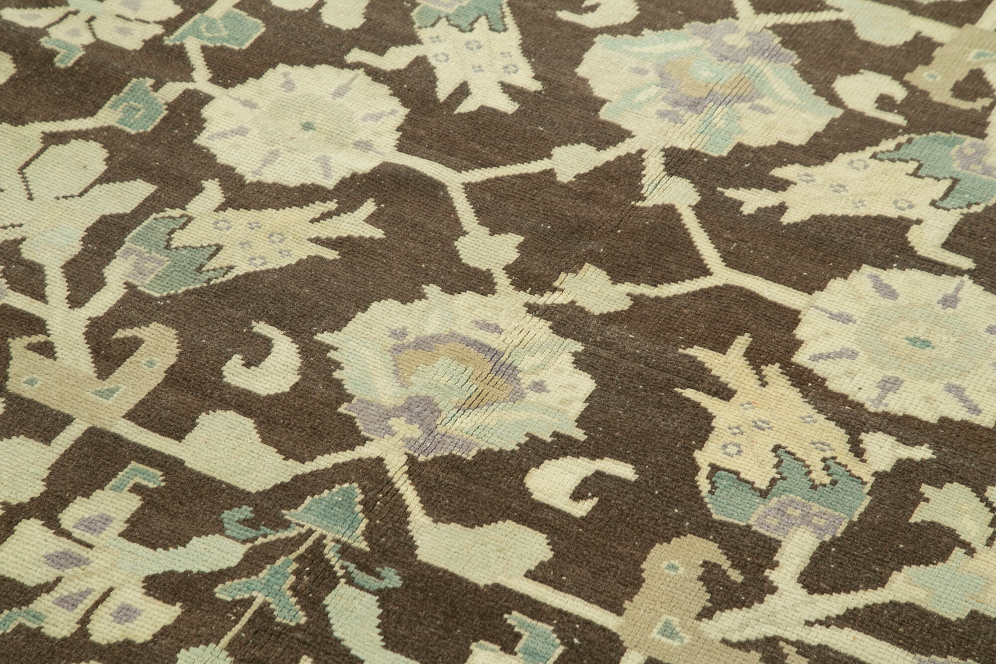 Handmade Wool Area Rug - Taspinar Beige Classic Style 4'11'' x 8'8'' Durable Carpet
