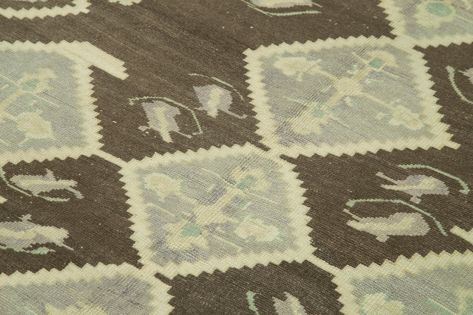 Handmade Wool Area Rug - Taspinar Beige Classic Wool Rug 4'10'' x 7'4'' with Cotton Backing