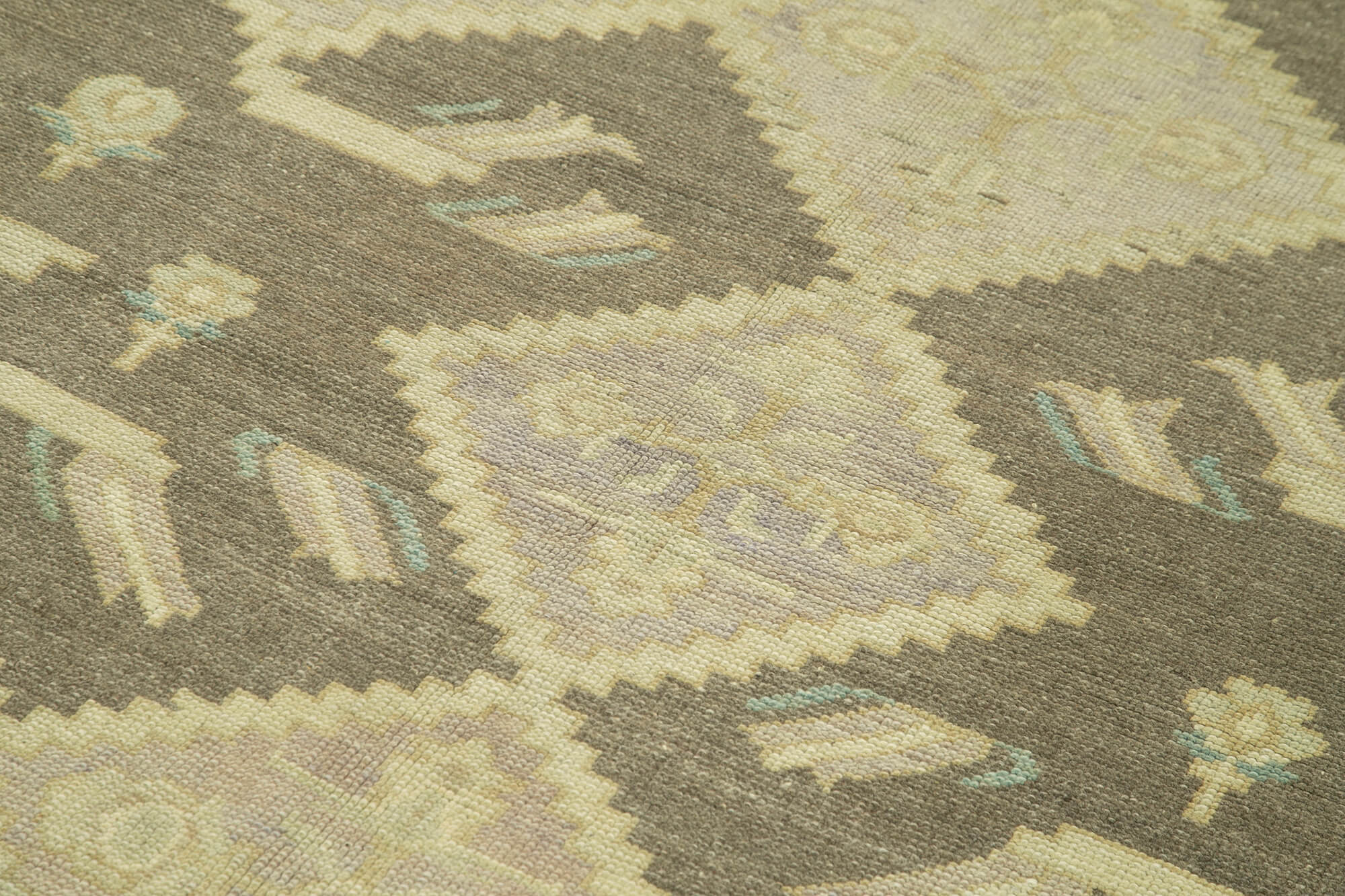 Handmade Wool Area Rug – Classic Beige Turkish Vintage Rug 4'9''x8'0'' by Agacan
