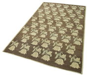 Handmade Wool Area Rug – Taspinar Beige Classic Wool Rug 4'6'' x 8'0'' Cotton Backing